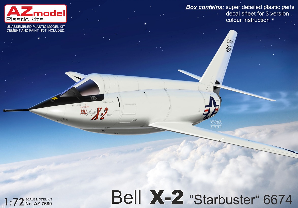 1:72 Сборная модель Bell X-2 „Starbuster“ 6674 - AZ7680