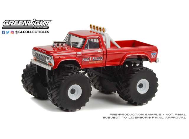 1:43 FORD F-250 Monster Truck (with 66-Inch Tires) *Kings of Crunch Series 5* (1978) , red - 88052