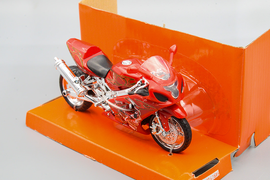 1:18 мотоцикл Dragbike, красный - 67883-R