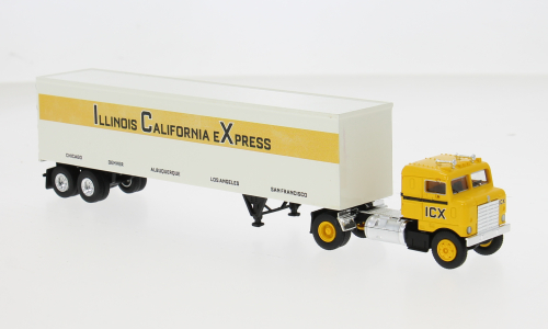 1:87 KENWORTH Bullnose Ko-SZ Illinois California eXpress (ICX) (1950), yellow - 85958