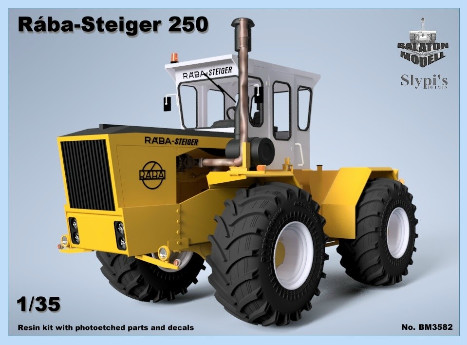 1:35 Сборная модель Rába-Steiger 250 heavy tractor - BM3582