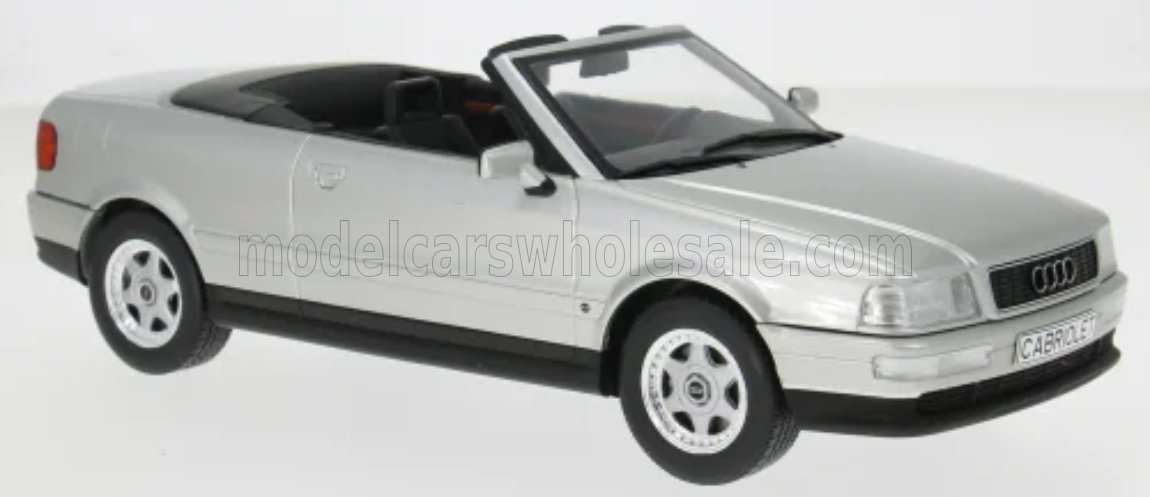 1:18 AUDI 80 cabriolet open (1991), silver - MCG181225