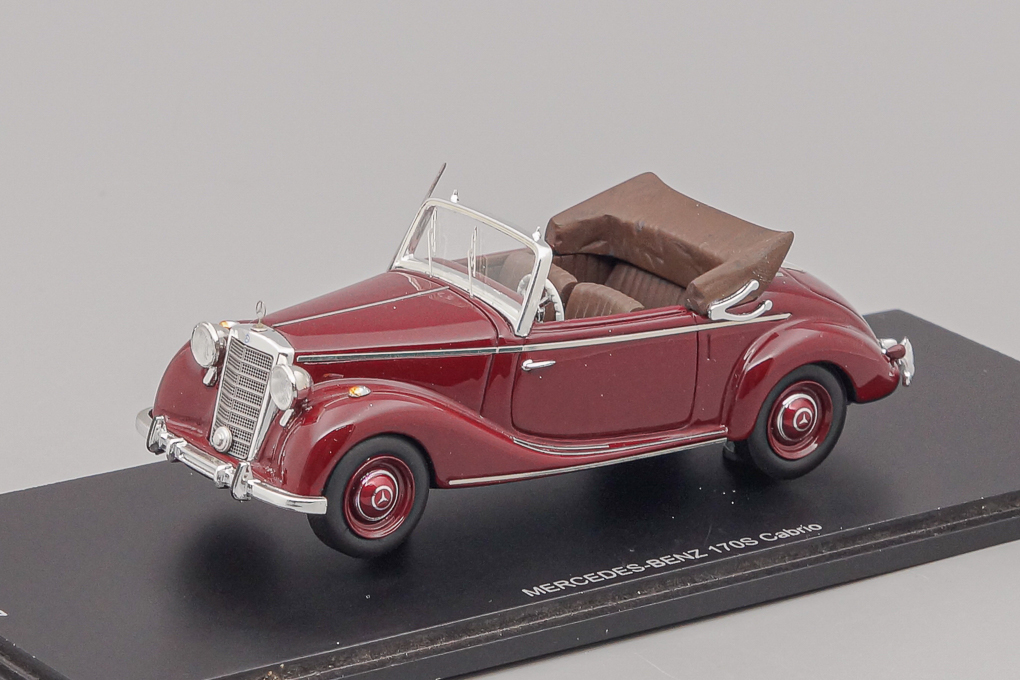 1:43 (Б/У) MERCEDES-BENZ 170S Cabriolet, brown - A007-X2