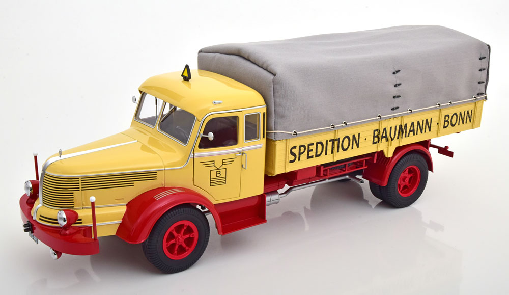 1:18 KRUPP Titan SWL 80 Plane (1950-1954), hellgelb/rot - RK180133
