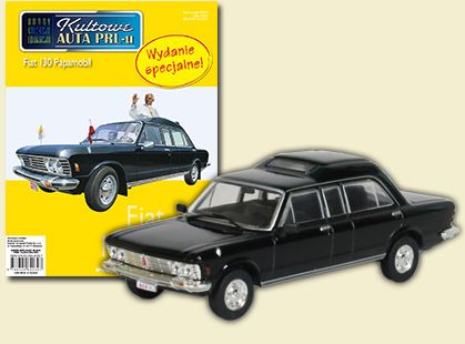 1:43 FIAT 130 Papamobil, black - kul969