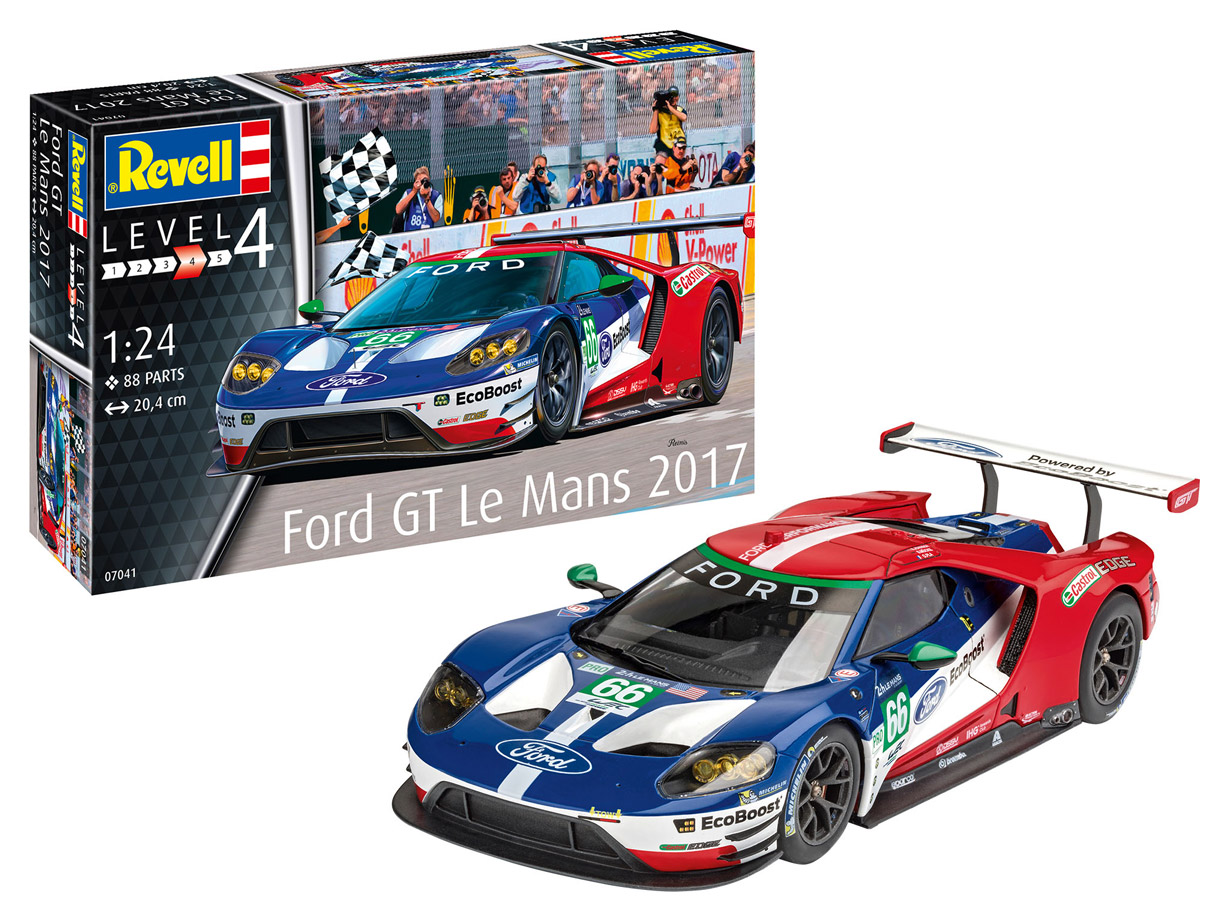 1:24 Сборная модель Ford GT Le Mans 2017 - 07041