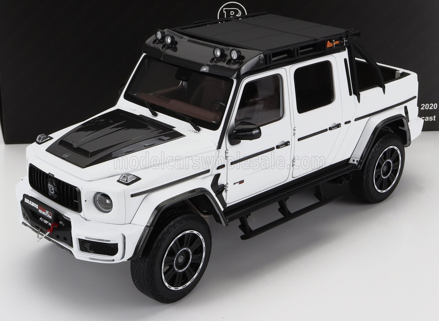 1:18 MERCEDES-BENZ G-class G800 Brabus Xlp Adventure (2020), Polar White - ALM860524
