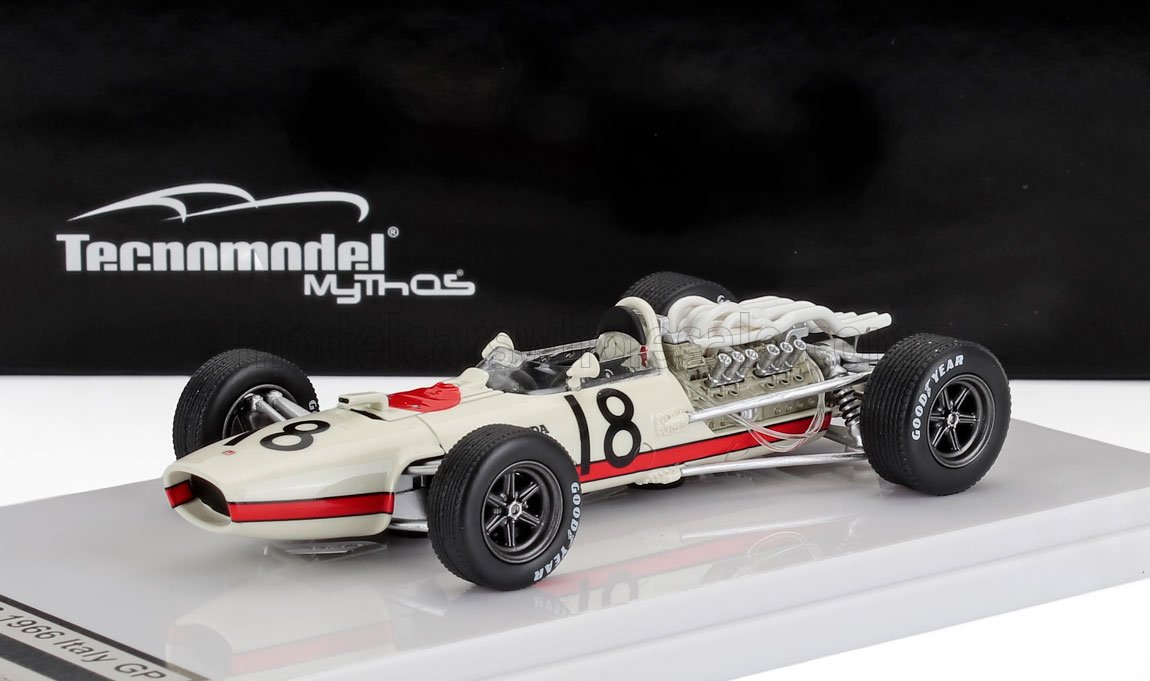 1:43 HONDA F1 Ra273 №18 Italy Gp (1966) Richie Ginther, White - TM43-58C