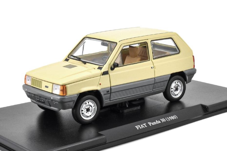 1:24 FIAT Panda 30 1980, yellow / grey - UUU-ABAVI022