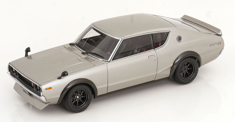 1:18 NISSAN Skyline 2000 GT-R (KPGC110) Tuned Version, silver - 77466