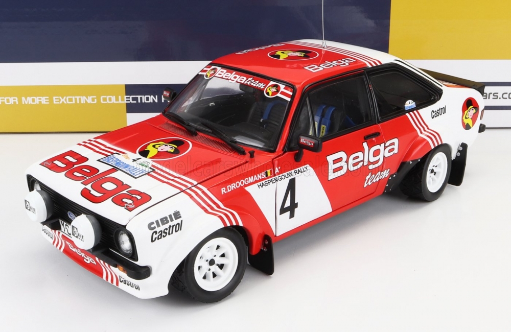 1:18 FORD ESCORT RS 1800 (night version) №4 4th RALLY LOTTO HASPENGOUW (1981) R.DROOGMANS - R.JOOSTEN, RED/ WHITE - 4853