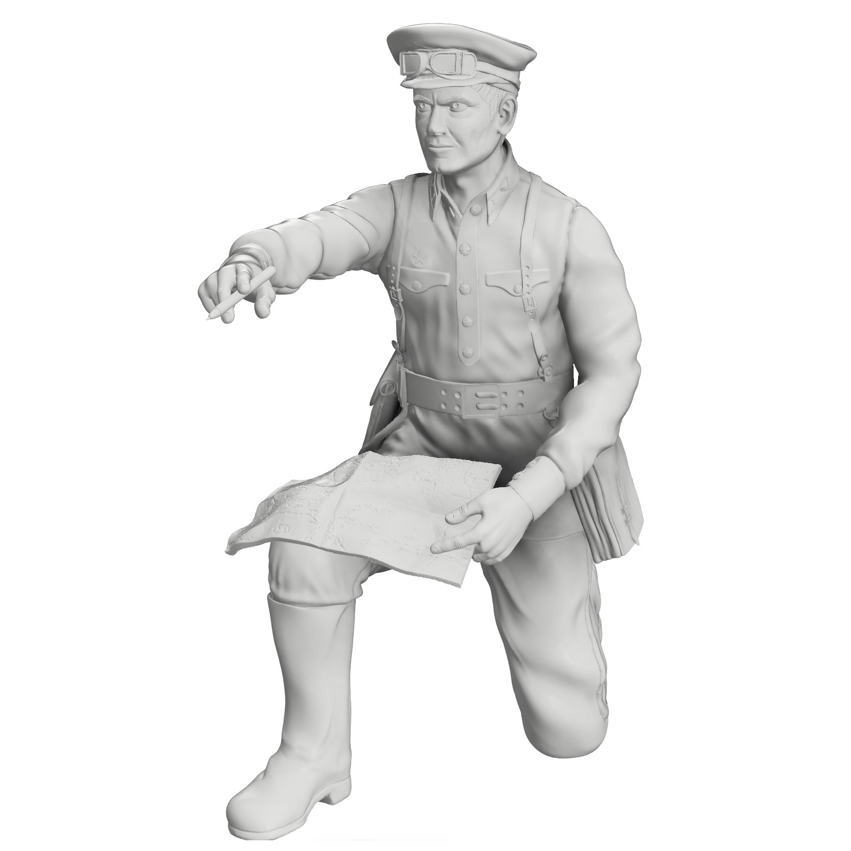 1:35 Советский танкист конца 1930-х, фигура № 3 - FL35003