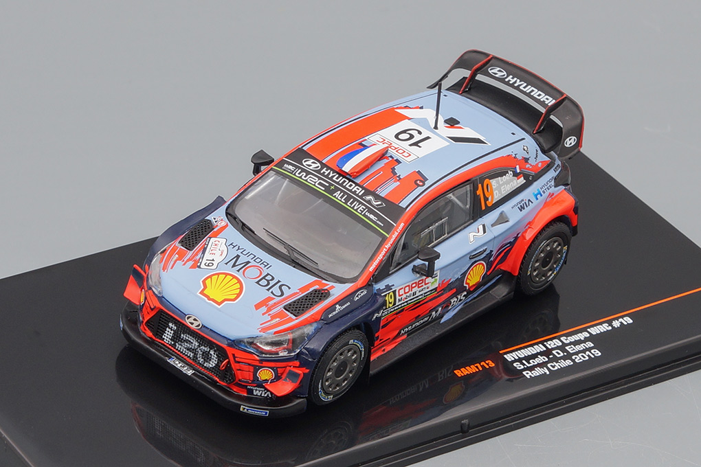 1:43 HYUNDAI i20 WRC #19 Loeb/Elena Rally Chile 2019 - RAM713