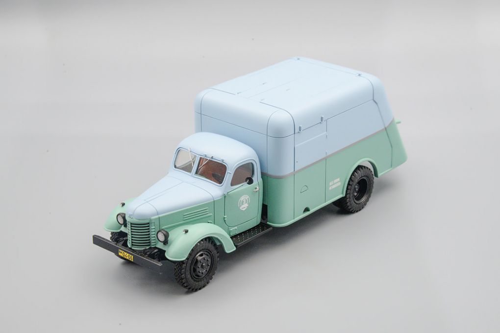1:43 Автомобиль для уборки мусора МС-2 на шасси ЗИS-150,1950г..2х цв. - SL-234S2