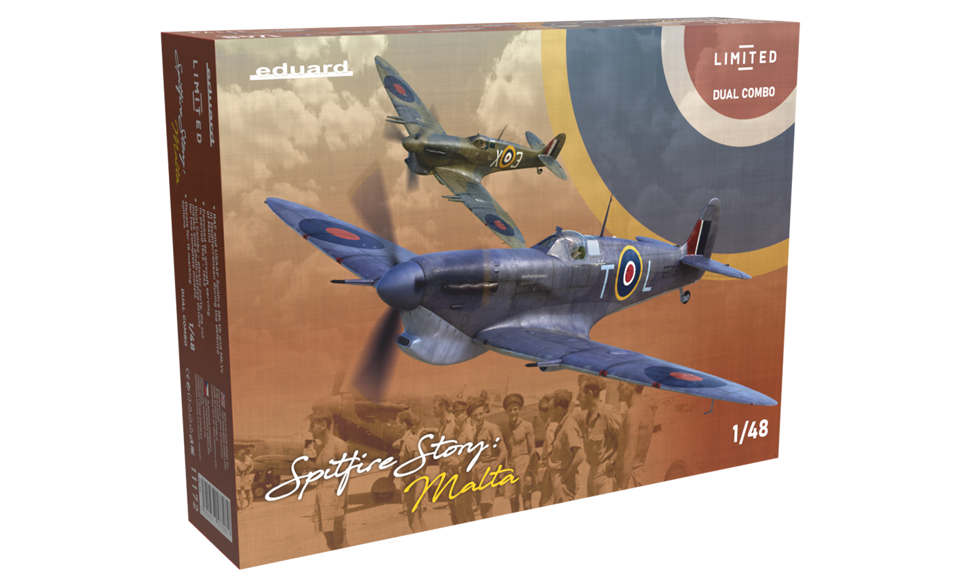 1:48 Сборная модель Spitfire Story:MALTA DUAL COMBO - 11172