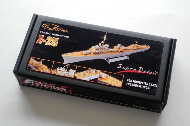 1:350 Фототравление WWII German Destroyer Z-25 Super Detail Set - FH350067