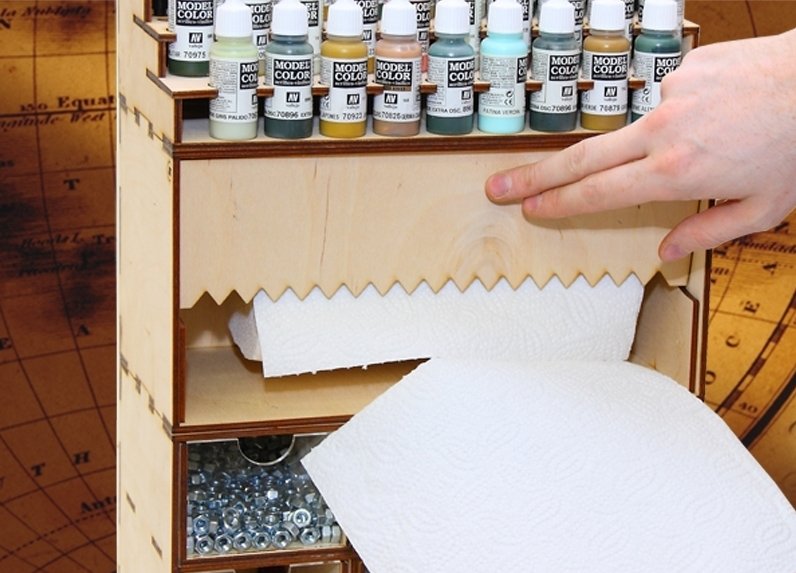 Модуль-бокс под бумажное полотенце, рулон 260 мм - MWP-0010-05