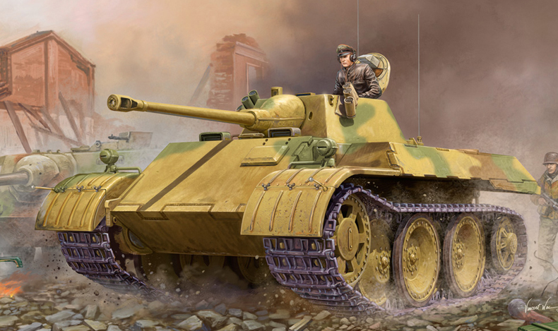 1:35 Сборная модель Танк German VK1602 LEOPARD - 82460