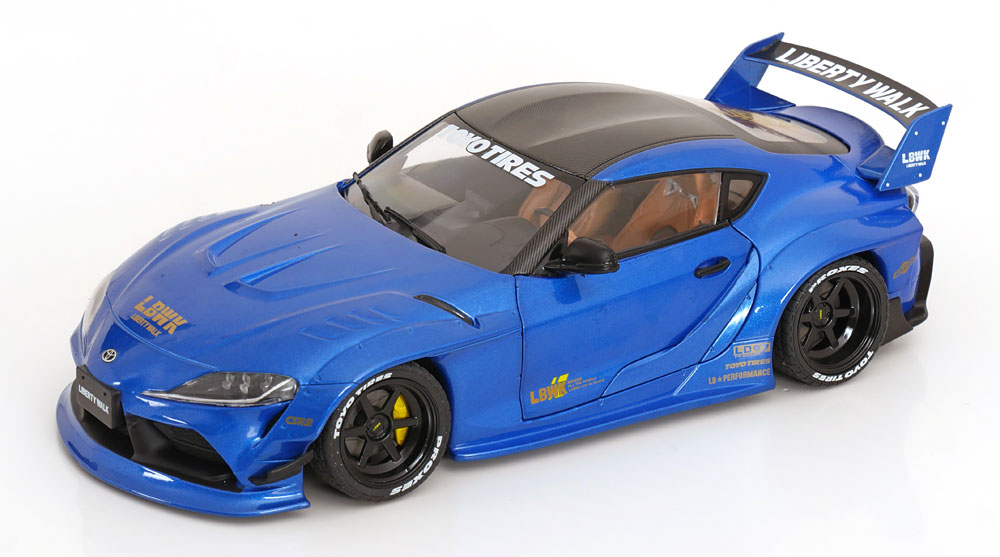 1:18 TOYOTA GR Supra Liberty Walk (2025), blue metallic - S1815503