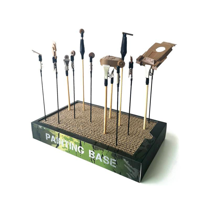 Основа для раскрашивания модели (27*17*4,2 см), зеленый камуфляж - MW-2130C