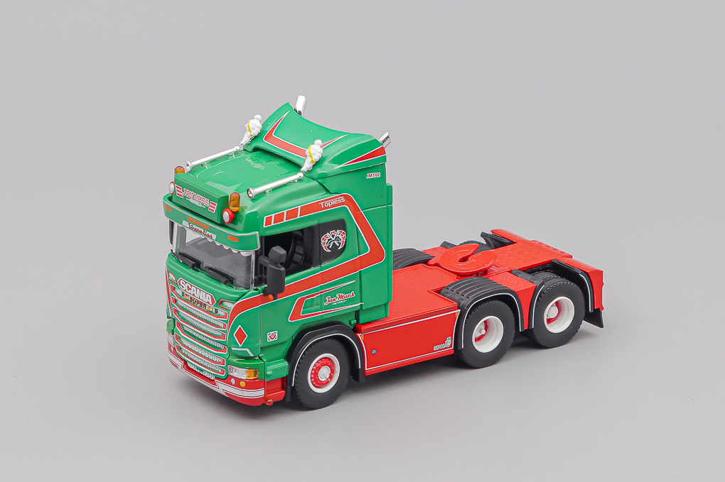 1:64 SCANIA R 580 Jan Mues, green / red - RVV001