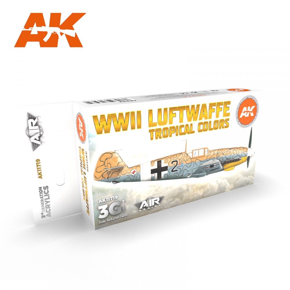 WWII Luftwaffe Tropical Colors SET 3G - AK11719