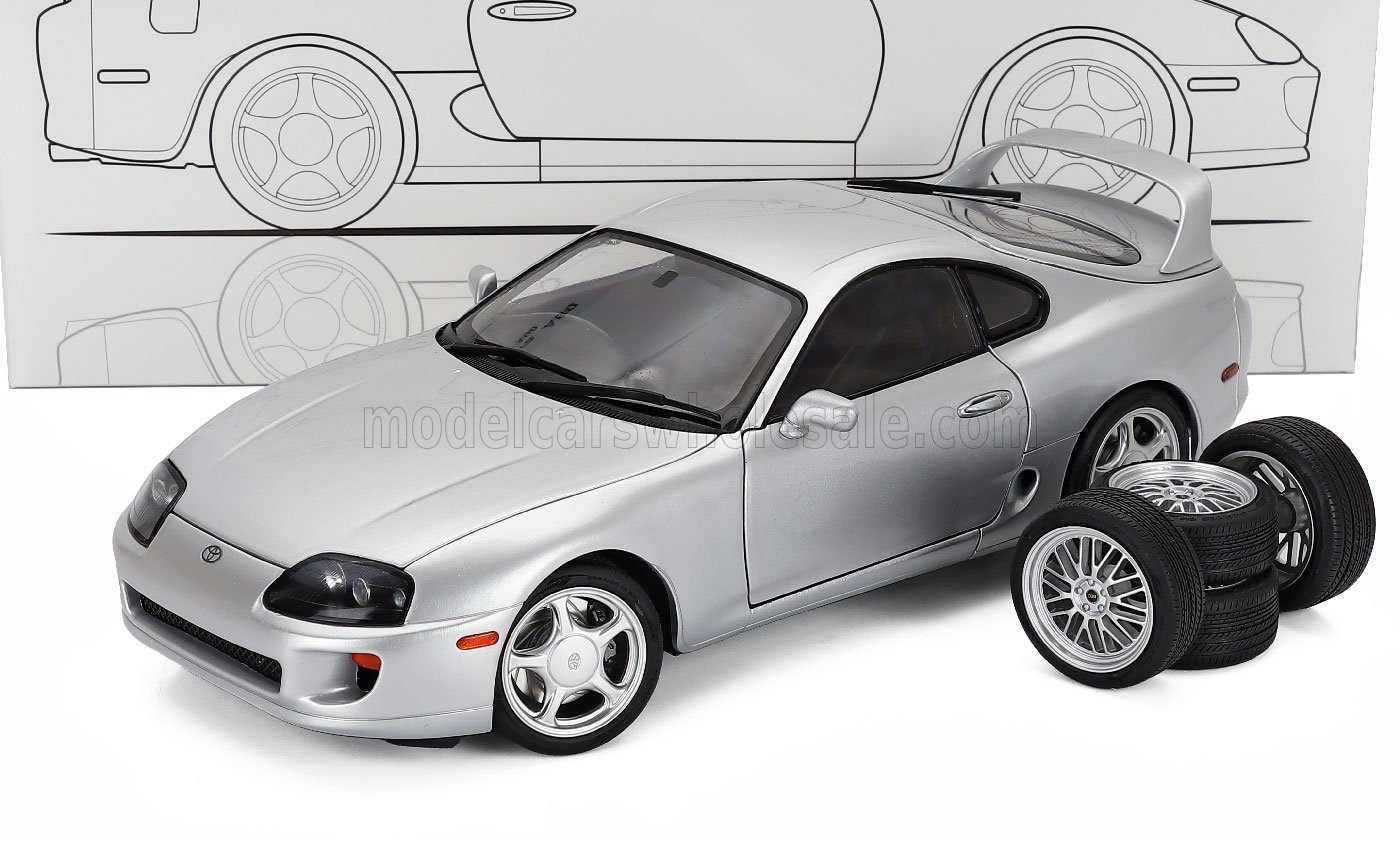 1:18 TOYOTA Supra (a80) Rhd Coupe (2014), Silver - WA001D