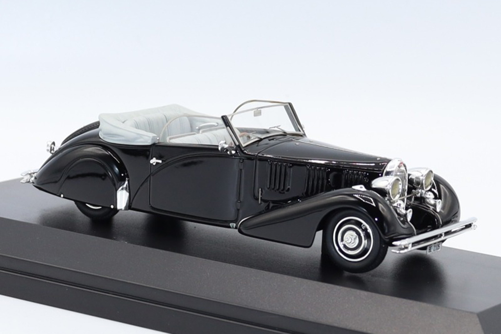 1:43 Bugatti T57 Cabriolet Graber 1936 sn57444    open top, Black - Nic003