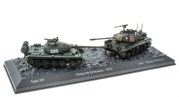 1:72 набор Type 59 (Т-54) и M41 'Walker Bulldog'  Сражение при Dong Ha Вьетнам 1972 - 4660904