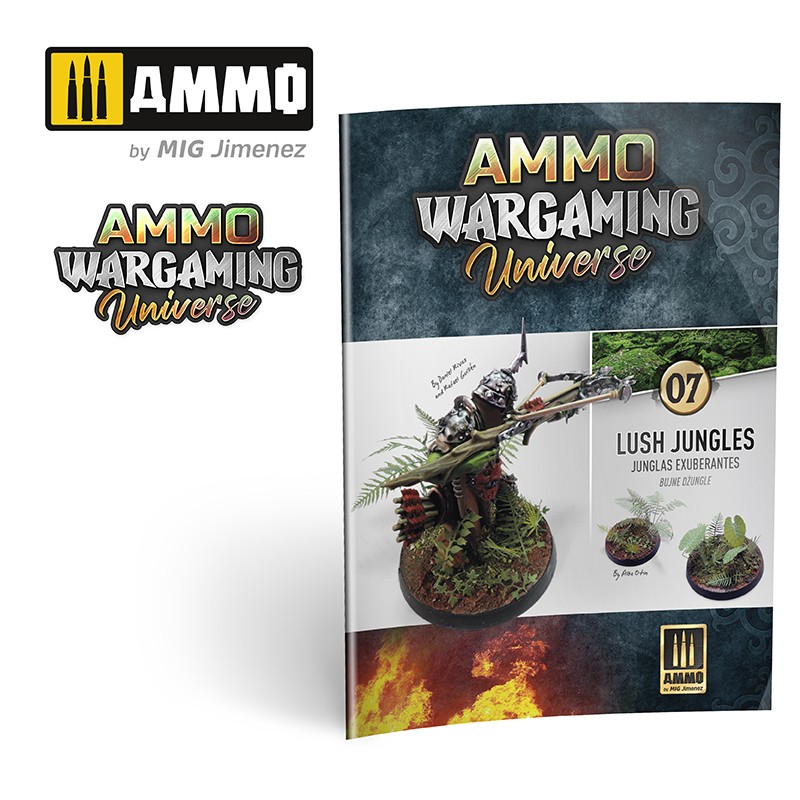 AMMO WARGAMING UNIVERSE Книга 07 - Пышные джунгли (английский, испанский, польский) / Book 07 - Lush Jungles - AMIG6926
