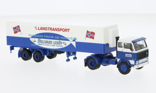 1:87 VOLVO F 89 Koffer-SZ (1972), Langtransport - Hallvard Leröy - 85684