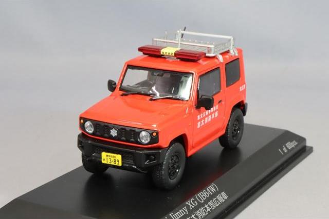 1:43 SUZUKI Jimny XG (JB64W) Public Relations Car Shida-Shizuoka FD (2019), red - CN431907