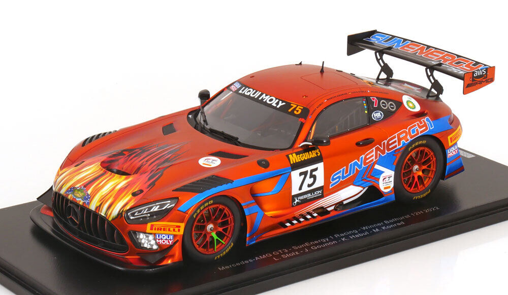 1:18 MERCEDES-BENZ AMG GT3 No 75 12h Bathurst, Stolz/Konrad/Habul/Gounon (2022) - 18AS011