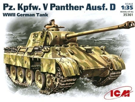 1:35 Сборная модель Pz.Kpfw.V Panther Ausf.D - 35361