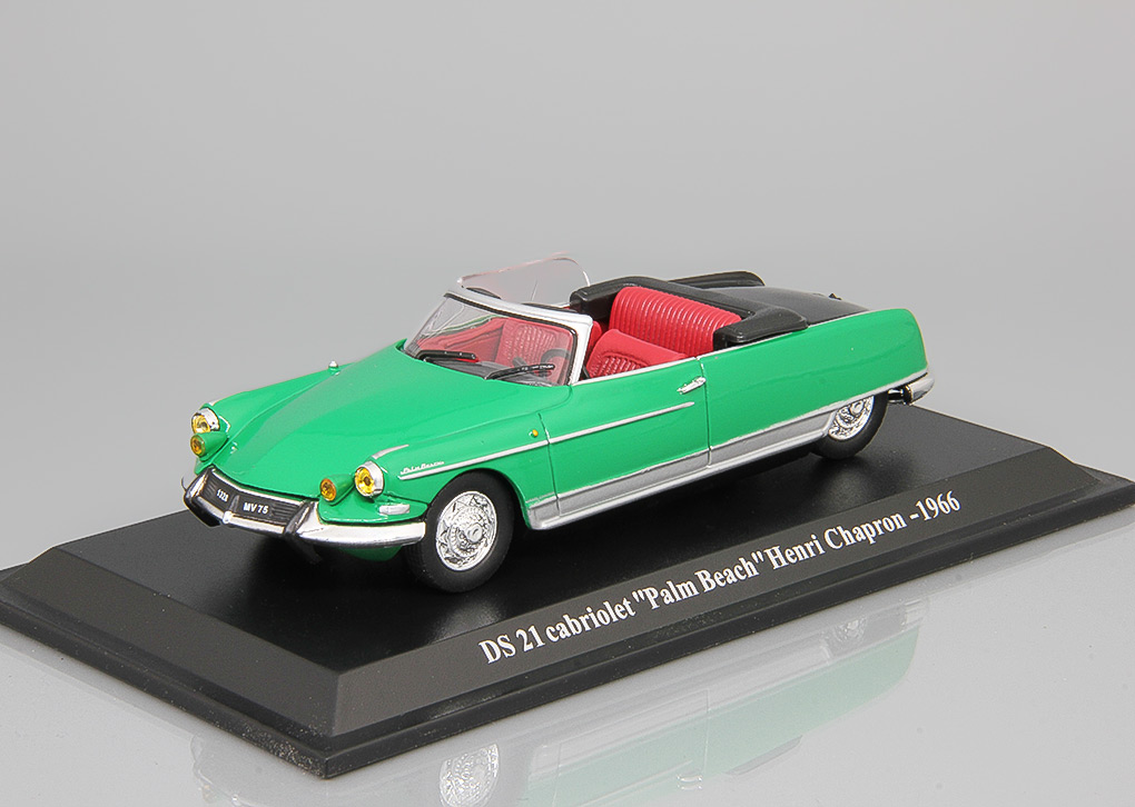 1:43 CITROEN DS21 Cabriolet Palm beach Henri Chapon de 1966, DS Collection  № 25 - HP5426-25