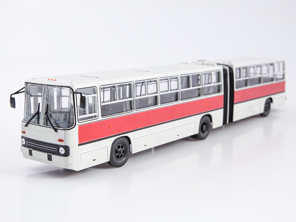 1:43 IKARUS-280.33, белый / бордовый - 900513