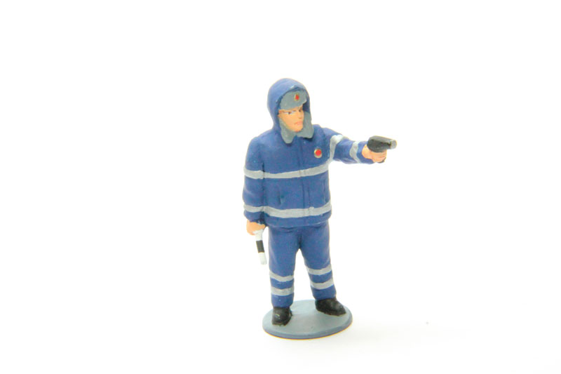 1:43 Фигурка Инспектор ГАИ ГБДД с радаром - un222