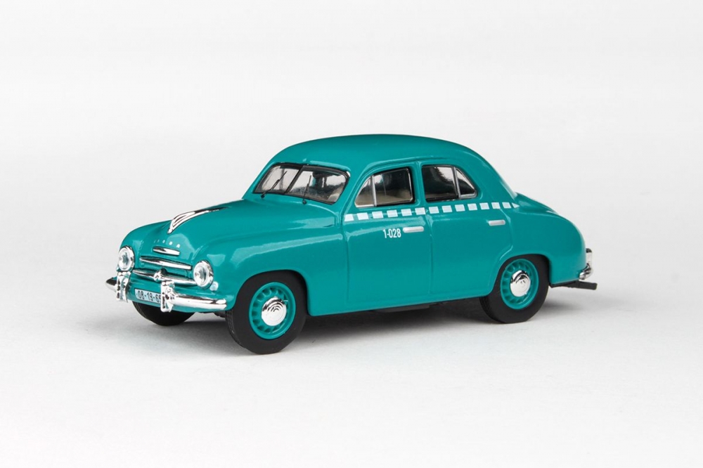 1:43 SKODA 1201 Taxi 1956 časopis - 711XDMI