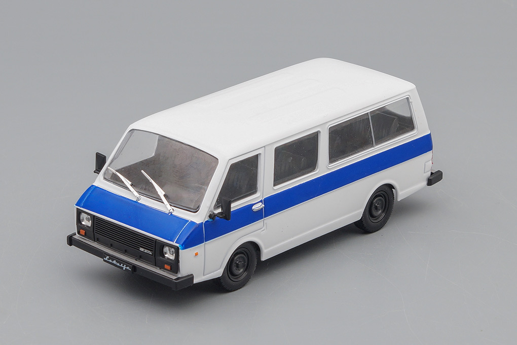 1:43 РАФ 22038 Латвия, Автолегенды СССР 74, белый / синий - AL074-X7