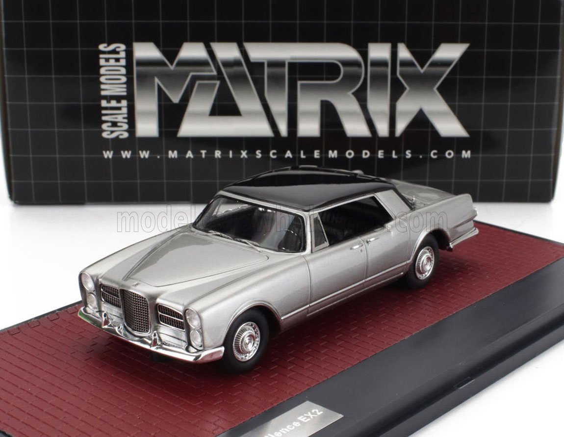 1:43 FACEL VEGA Excellence Ex2 (1962), Silver Black - MX40601-023
