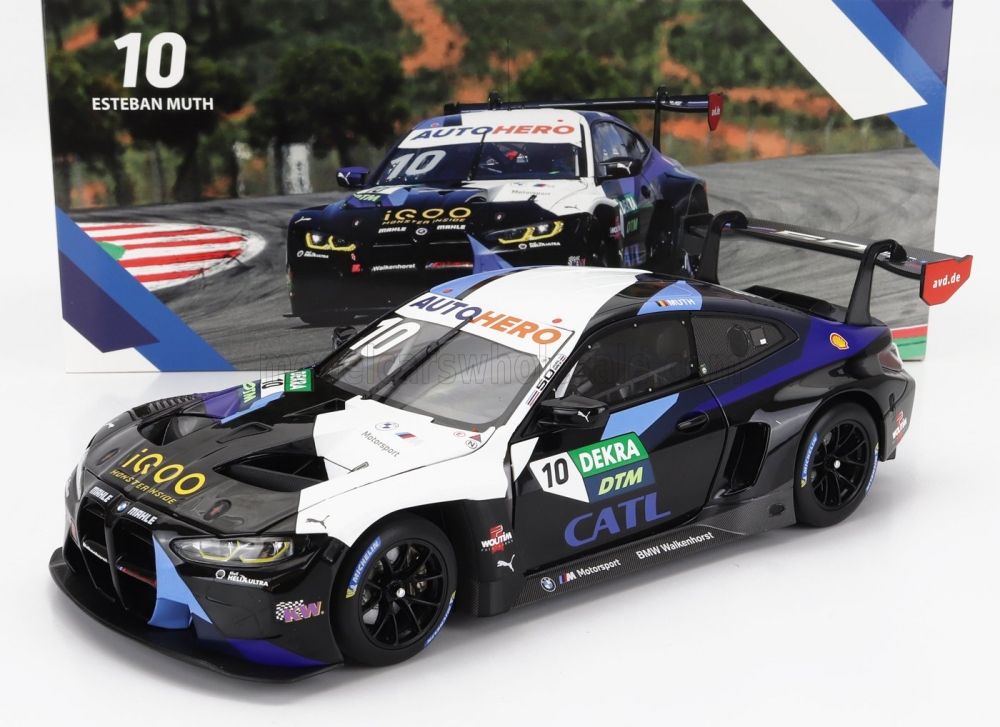1:18 BMW 4-series M4 Gt3 Team Walkenhorst Motorsport №10 Dtm Season (2022) Esteban Muth, Black White - 113222010