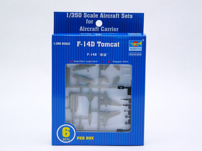 1:350 Сборная модель Американский истребитель Grumman F-14D Super Tomcat - 06220