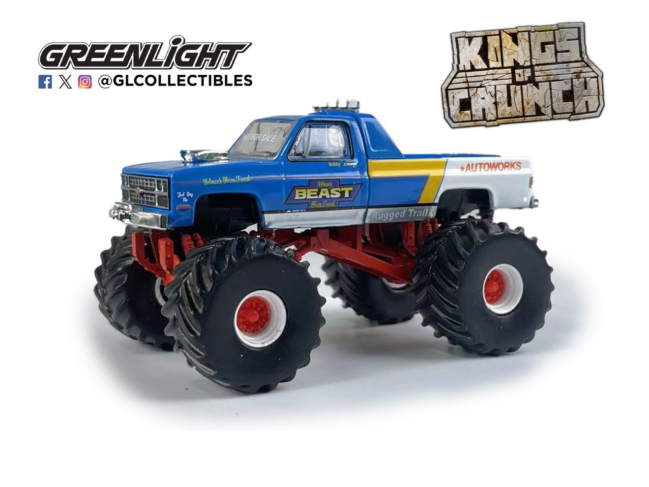 1:64 CHEVROLET C30 Monster Truck 'Holman’s Beast' Bigfoot (1983), blue - 49160B