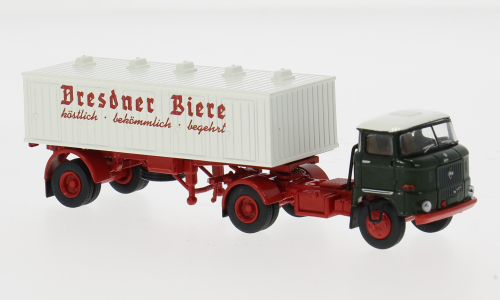 1:87 IFA W 50 Bier-SZ Dresdner Biere (1965), dark green/red/white - 71221