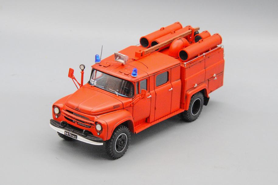 1:43 Автомобиль газодымозащитной службы АГ-12 (ЗИЛ 130) 64А 12 отряд техслужбы Ленинграда, следы эксплуатации - SL248-2