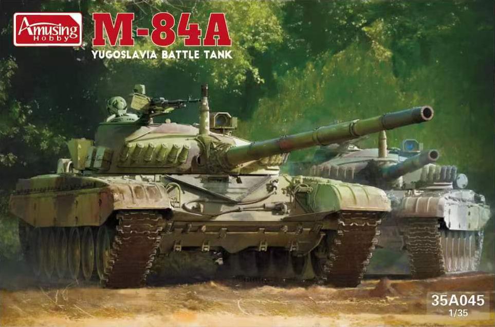 1:35 Сборная модель Основной боевой танк Югославии M-84A