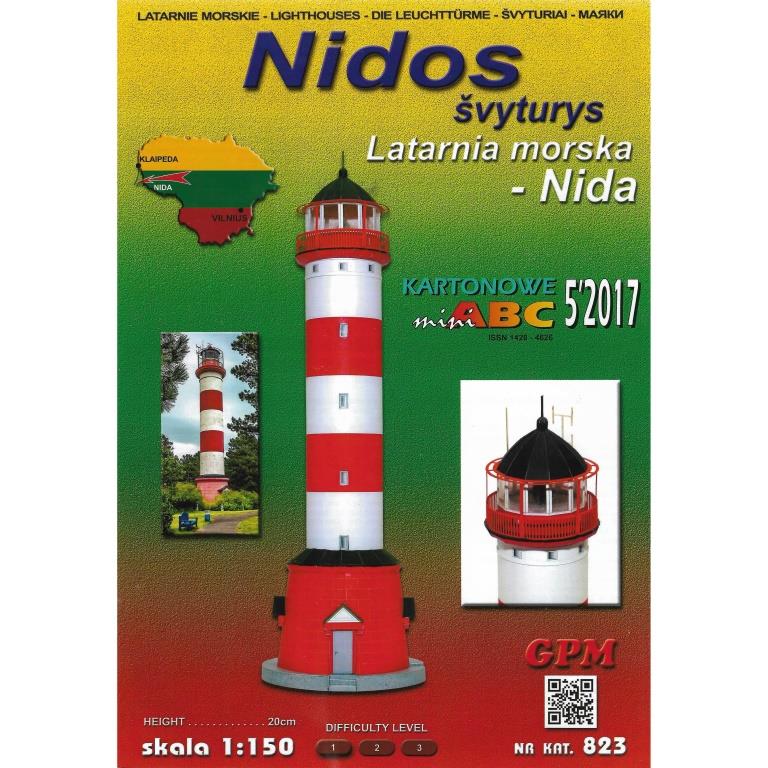 1:150 Сборная модель Маяк Нидос - 823
