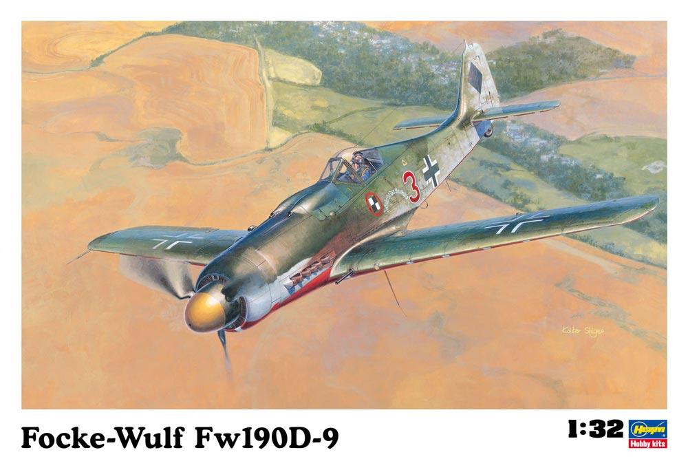 1:32 Сборная модель Немецкий высотный истребитель Focke-Wulf Fw 190D-9 - 08069