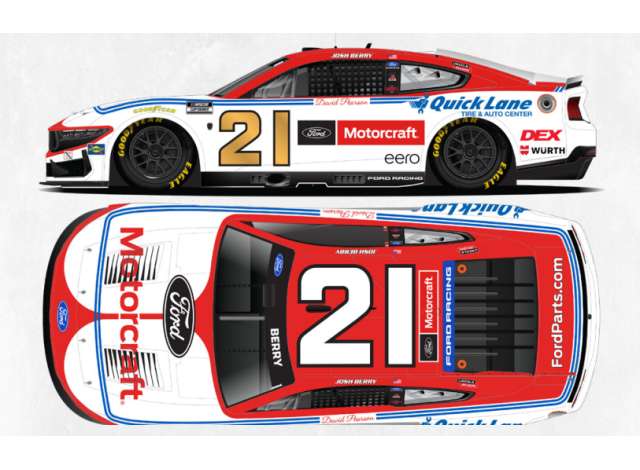 1:24 FORD Mustang #21 Josh Berry *Motorcaft 1976 50th Anniversary*, red/white 2026 - C212622MTBJP