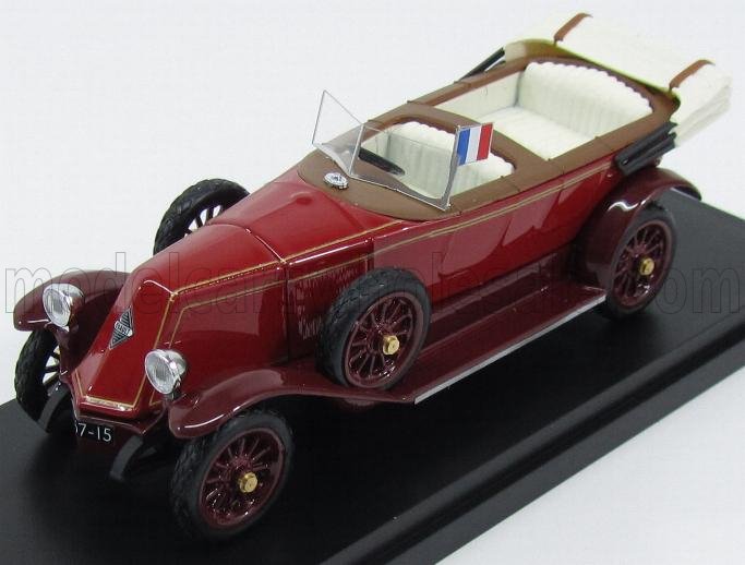 1:43 RENAULT 40cv Cabriolet Open Presidential (1925) - Personal Car Gaston Doumergue, 2 Tone Red - 4470